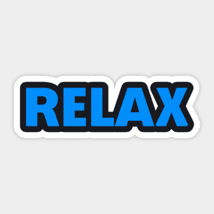 Relax Sticker